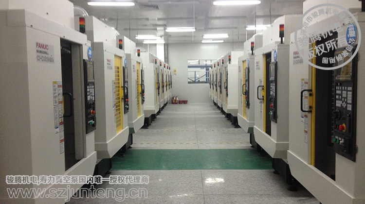 駿騰機電壽力螺桿真空泵在CNC金屬加工行業(yè)上的應用實拍8